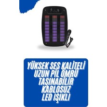 TeknoKapsül Kablosuz Hoparlör Ios Android Uyumlu Şarjlı Sd Kart Girişli Bluetooth Hoparlör