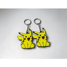 3D Tasarım Pikachu Anahtarlık Seti-Doğum Günü , Özel Günler , Öğrenciler Için Hediyelik Ürün (10ADET)