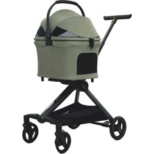 Zengemtx Eurodog Katlanabilir Köpek Arabası Yeşil 66X52X110