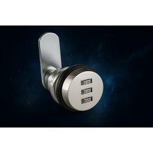 Freedom Books Şifreli Çekmece Kilidi, Oval, Gövde, Nikel Kaplama, Güvenli, 3 Haneli Şifreleme, Mobilya, Dolap Kilidi