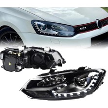 X Power Tuning Vw Polo 6j 2013.2018 Uyumlu Krom Gti Far