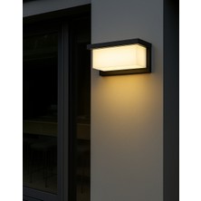 Cata 30 Watt Gün Işığı Siyah Dış Mekan LED Aplik Su Geçirmez 3200K IP44 220V 2400LM CT7084 Cunda