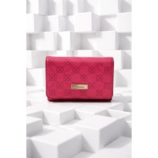 Lioner Kapaklı Portföy Bayan Cüzdan Orta Boy - Suni Deri