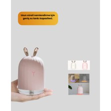 M Merc Giyim USB Bağlantılı Sessiz Çalışan LED Işıklı Nemlendirici Difüzör 200 ml