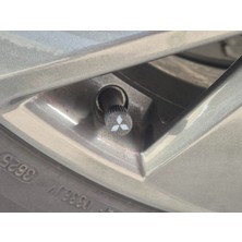 YSN Sounds Mitsubishi Sibop Kapağı , Mitsubishi Araç Lastik Sibop Kapağı , Mitsubishi Araç Tekerlek Sibop Kapağı - 4 Adet
