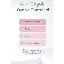 Royaleks Group 3 Adet Altınbaşak Oya ve Dantel Ipi 20 gr - Royaleks - No: 042 - 034 - 656