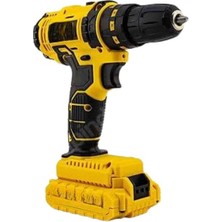 Rivera Tech Rvrhb Matkap Seti 24 Parça Çift Bataryalı Darbeli LED Işıklı Vidalama