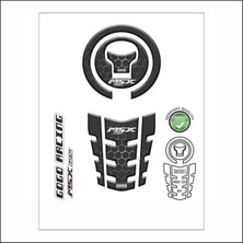 Gogo Premium Honda Msx 2014 - 2022 Uyumlu Tank Pad 007