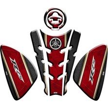Gogo Premium Yamaha R25 2014 - 2018 Uyumlu Tank Pad Set 019