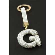 Zero Land Storozal Harfli Saroski Taşlı Anahtarlık-G