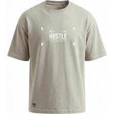 Dad & Children Hustle Unisex Oversize T-Shirt