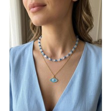 Lumea Mama "aura Gözü" Çift Katmanlı Kolye🧿