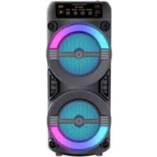 LED Işıklı Kablosuz Bluetooth Hoparlör USB Tf Kart Destekli