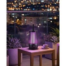 Senka Uv Mor Işık Elektrikli Böcek Öldürücü Lamba Gece Aydınlatmalı Sessiz ve Güvenli Kullanım