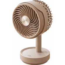 Mdstech Mini Fan Teleskopik USB Type-C Şarjlı 3 Hızlı Taşınabilir Masaüstü El Fanı Soğutucu