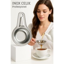 Pileli Store Inox Çelik Çay Süzgeci - Profesyoneller Için Paslanmaz Çelik