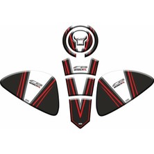 Gogo Premium Honda CB250R 2018 - 2024 Uyumlu Tank Pad Set