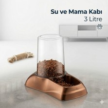  hazneli su ve mama kabı 3 litre