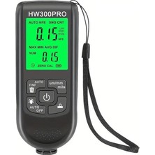 Freedom Books HW-300 Pro Kaplama Kalınlığı Ölçer – 0-2000 Μm Ölçüm Aralığı, Fe/nfe Algılama, Arka Aydınlatmalı LCD