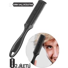 Pileli Store Turk 2 Jiletli Kırık Saç Sakal Düzletme Inceltme Tarağı