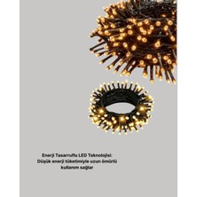 M Merc Giyim 10 Metre LED Işıklı Dekoratif Parti ve Kutlama Aydınlatması