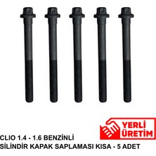 DEPAR DEP1825 Clıo 1.4 1.6 Silindir Kapak Saplaması Kısa 5 Adet 7700738987