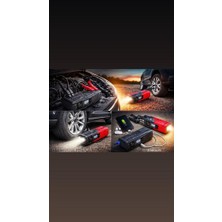 Abnturk Taşınabilir Araç Akü Takviye ve Lastik Şişirme Cihazı Çok Fonksiyonlu USB Şarjlı Ledli