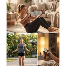 Tech Butiq Evde Spor Seti Atlama Ipi El Güçlendirici ve Karın Aleti