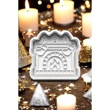 Hobist Hediye Paketli Gnome Yılbaşı Kurabiye Kalıbı ve Şeker Hamuru Kalıbı