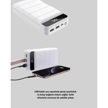 M Merc Giyim Çoklu Cihaz Uyumlu LED Ekranlı 50000 Mah Powerbank
