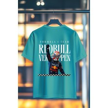 Book OrBook Verstappen %100 Heavy Cotton Premium Kalite Sırt Baskılı T-Shirt