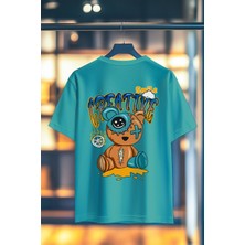 Book OrBook Smile Creative %100 Heavy Cotton Premium Kalite Sırt Baskılı T-Shirt