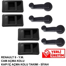 DEPAR R9 Ym Cam Açma Kolu - Kapı Iç Açma Kolu Takımı Siyah