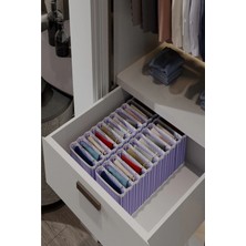Nemere 8 Bölmeli Dolap ve Çekmece Içi Düzenleyici Akordiyon Organizer L-00517 (1 Adet)