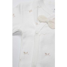 Belle Fusion Mey Ithalat® 3lü Zıbın Takım Love You Smile 13123 Ekru