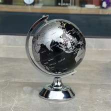 Midas Toptan Home Metal Ayaklı Siyah Dünya Küresi