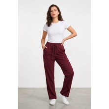 Genius Store Kadın Pantolon Beli Lastikli Cepli Rahat Kalıp Kadın Spor Pantolon KADIN-POLİVİSKON