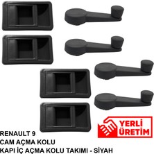 DEPAR R9 Cam Açma Kolu - Kapı Iç Açma Kolu Takımı Siyah
