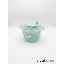 House & More 4.4 Lt Büyük Boy Salata Kurutucu Süzgeç - Kırmızı / Sarı / Turkuaz Renk Seçenekleri