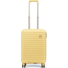 GROUND Vanille Kabin(Küçük) Boy Valiz Sarı - 10663