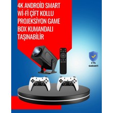 Pileli Store 1.5 kg Ağırlığında 4500 Retro Oyunlu Multimedya Projektör