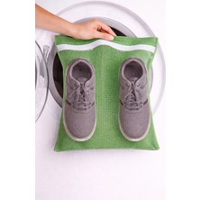 Kraftella Lüks Ayakkabı Yıkama Filesi 38X38 cm Fermuarlı – Dayanıklı Kalın File Çamaşır Makinesi Koruyucu Torba