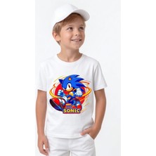 Book OrBook Sonic Sega %100 Pamuk Premium Kalite Çocuk Tişörtü