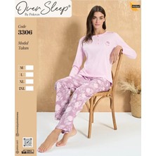 Sleep Poleren Pembe Süprem Pijama Takım