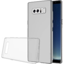 ZM Store Galaxy Note 8 Uyumlu Kılıf Süper Silikon Yumuşak Şeffaf Kapak