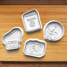 Hobist Yurtdışı Gezi Kurabiye Kalıbı ve Şeker Hamuru Kalıbı