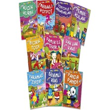 Timaş Çocuk Mini Masallar Seti 10 Kitap Müjgan Şeyhi Yazarlı Ciltsiz Eğlenceli Hikayeler