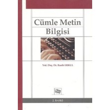 Anı Yayıncılık Cümle Metin Bilgisi