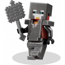 LEGO Minecraft 90 - Kızıl Savaşcı Orijinal Minifigür