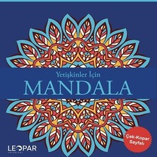 Leopar Yayınları Yetişkinler Için Mandala - Lacivert